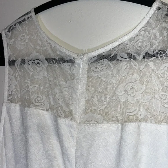 EUC 3XL White dress worn once - Picture 6 of 6